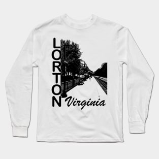 Lorton VRE - Black Long Sleeve T-Shirt